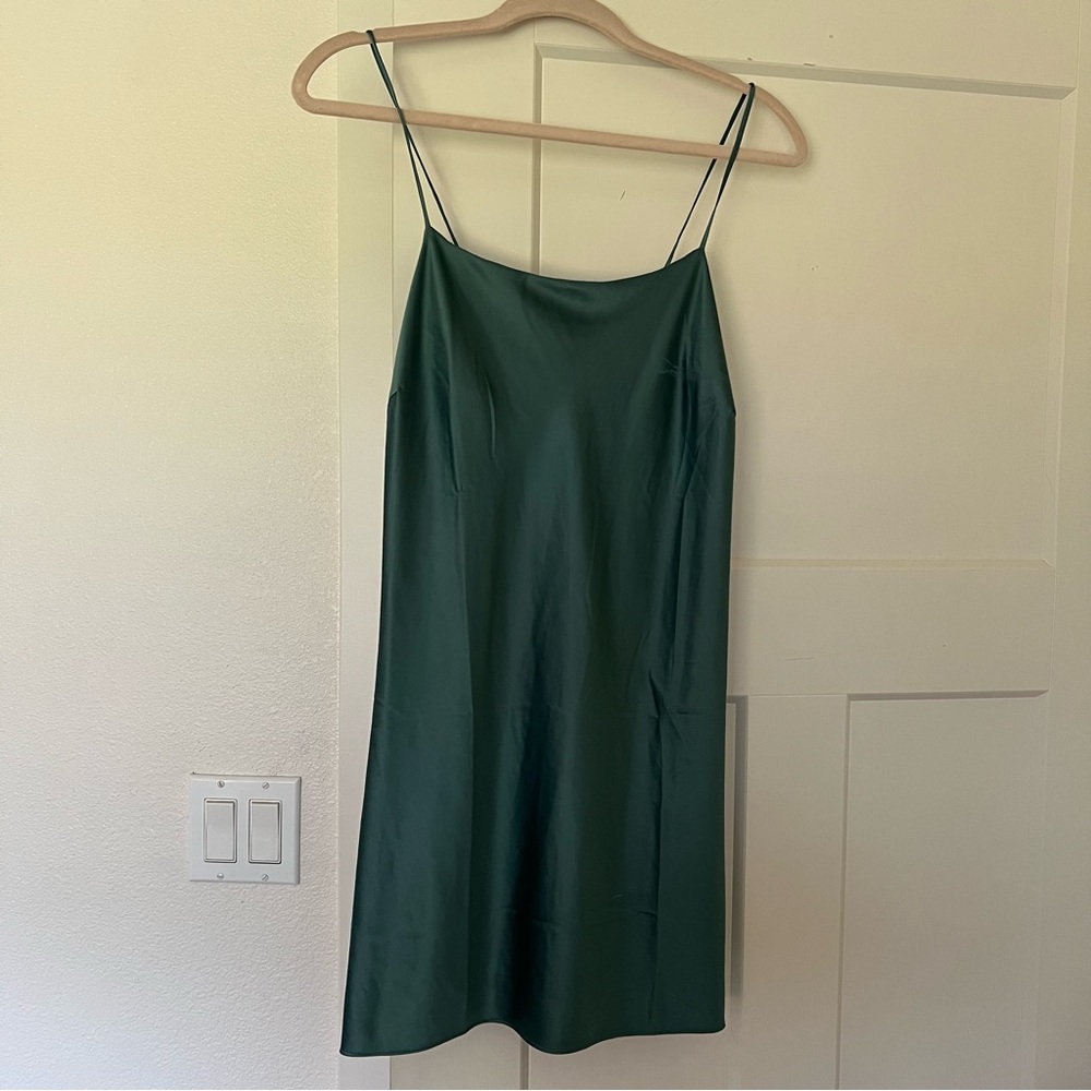 PARADE low back Green Slip Dress